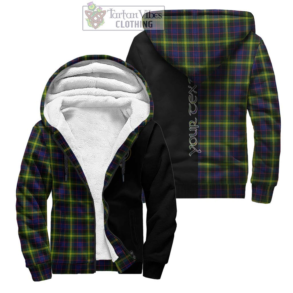 Watson Modern Tartan Sherpa Hoodie with Family Crest and Half Of Me Style Unisex - Tartanvibesclothing Shop