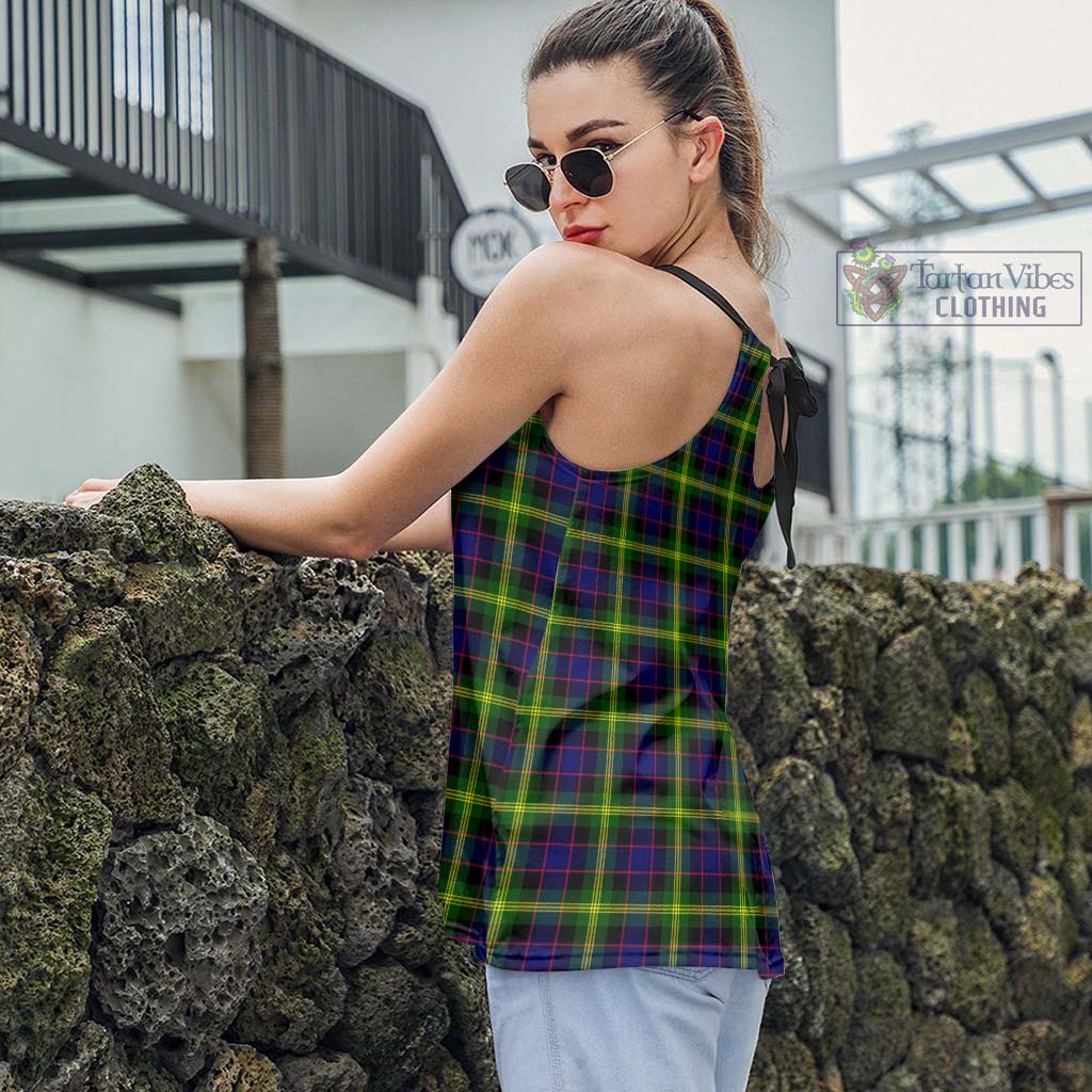 Tartan Vibes Clothing Watson Modern Tartan Loose Halter Neck Camisole