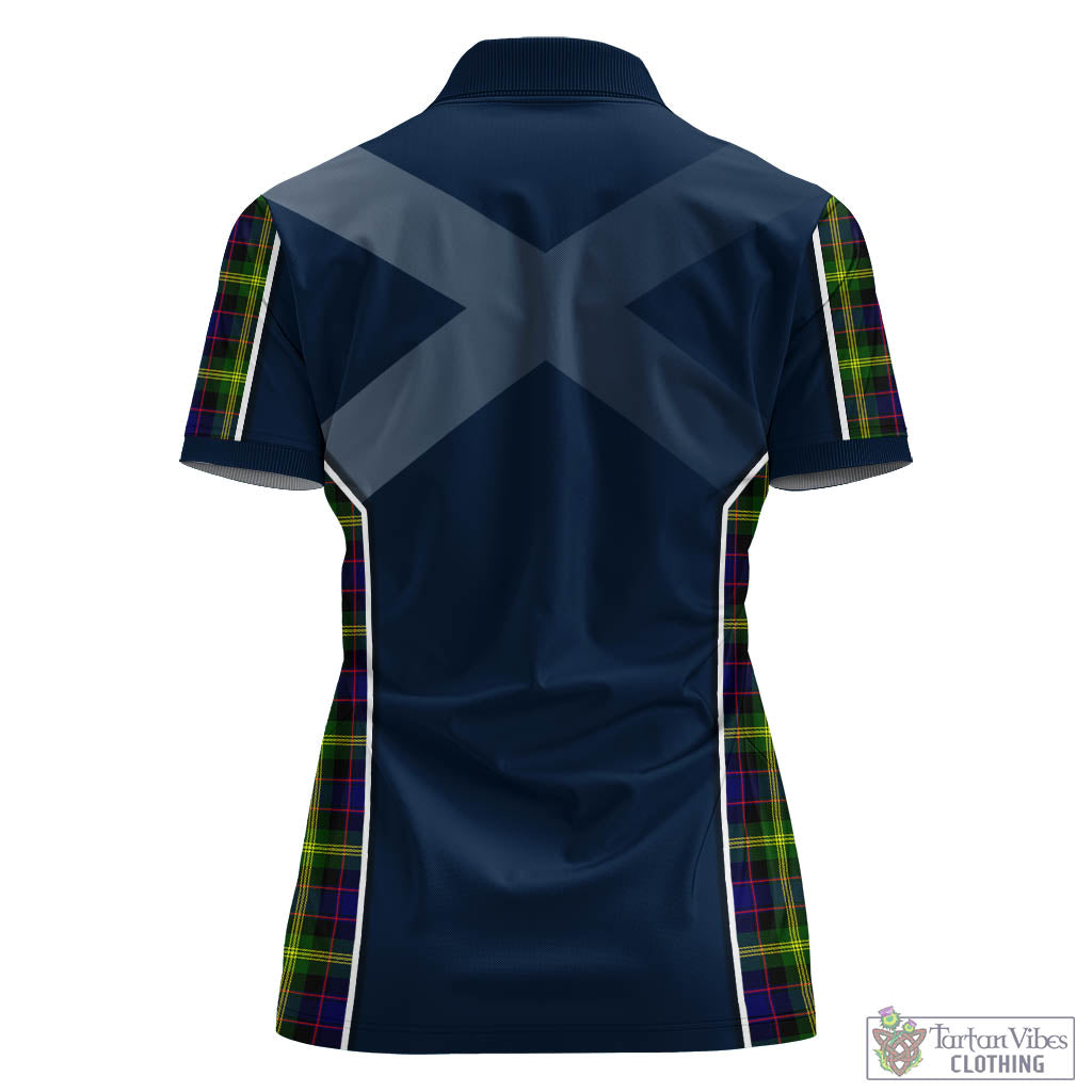 Tartan Vibes Clothing Watson Modern Tartan Women's Polo Shirt with Family Crest and Scottish Thistle Vibes Sport Style