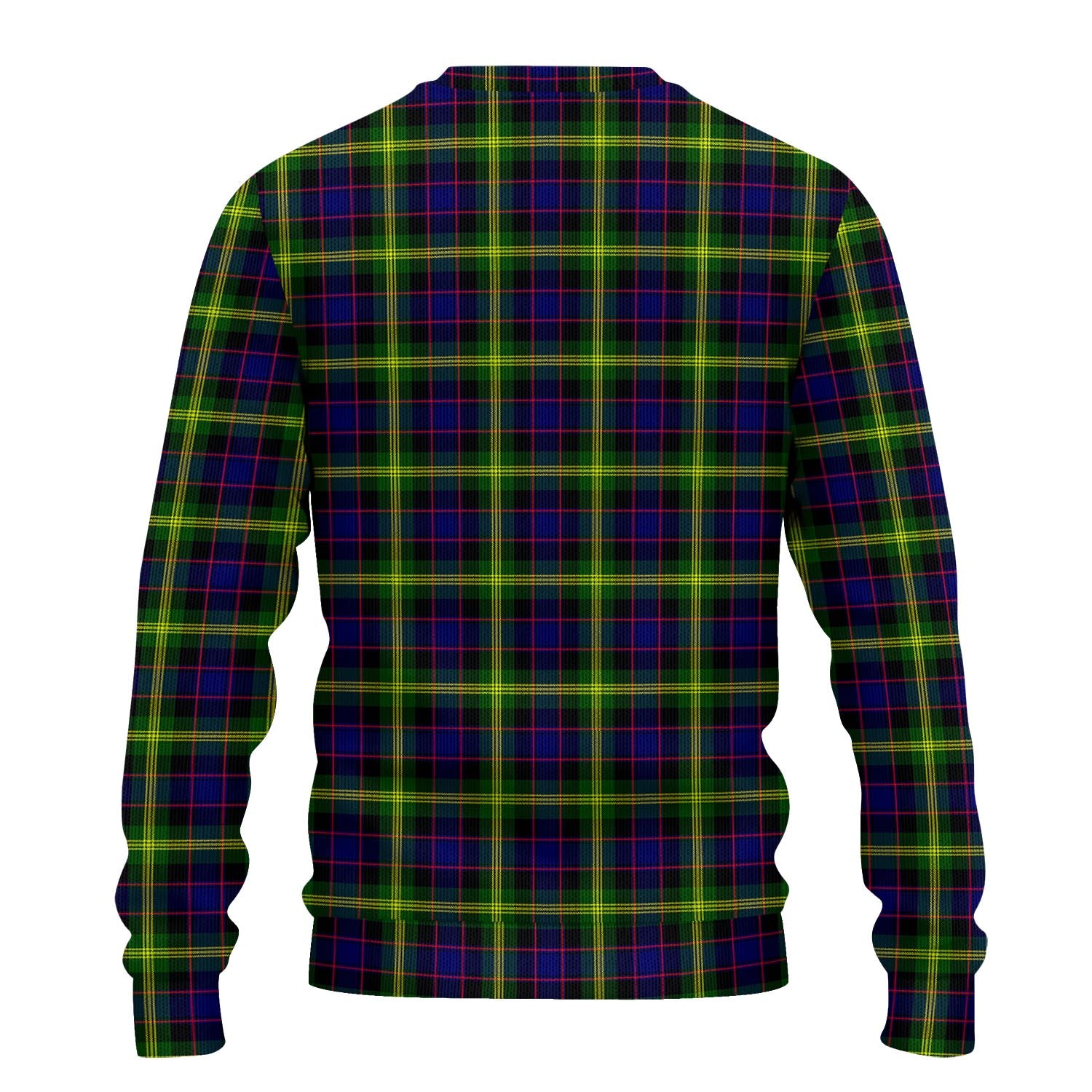 Watson Modern Tartan Knitted Sweater with Family Crest - Tartanvibesclothing