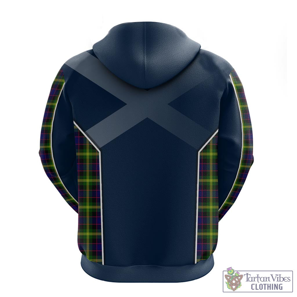 Tartan Vibes Clothing Watson Modern Tartan Hoodie with Family Crest and Scottish Thistle Vibes Sport Style