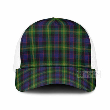 Watson Tartan Mesh Trucker Cap One Size (Adjustable) White - Tartan Vibes Clothing