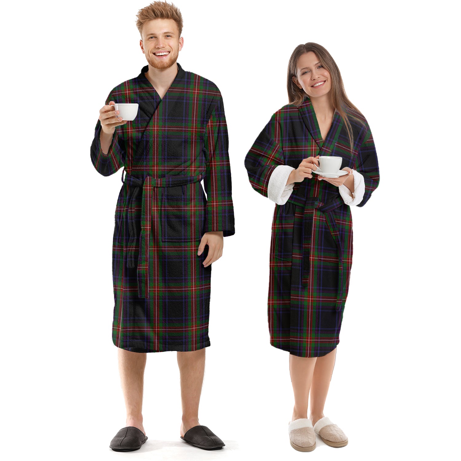 Watt Tartan Bathrobe Unisex S - Tartan Vibes Clothing