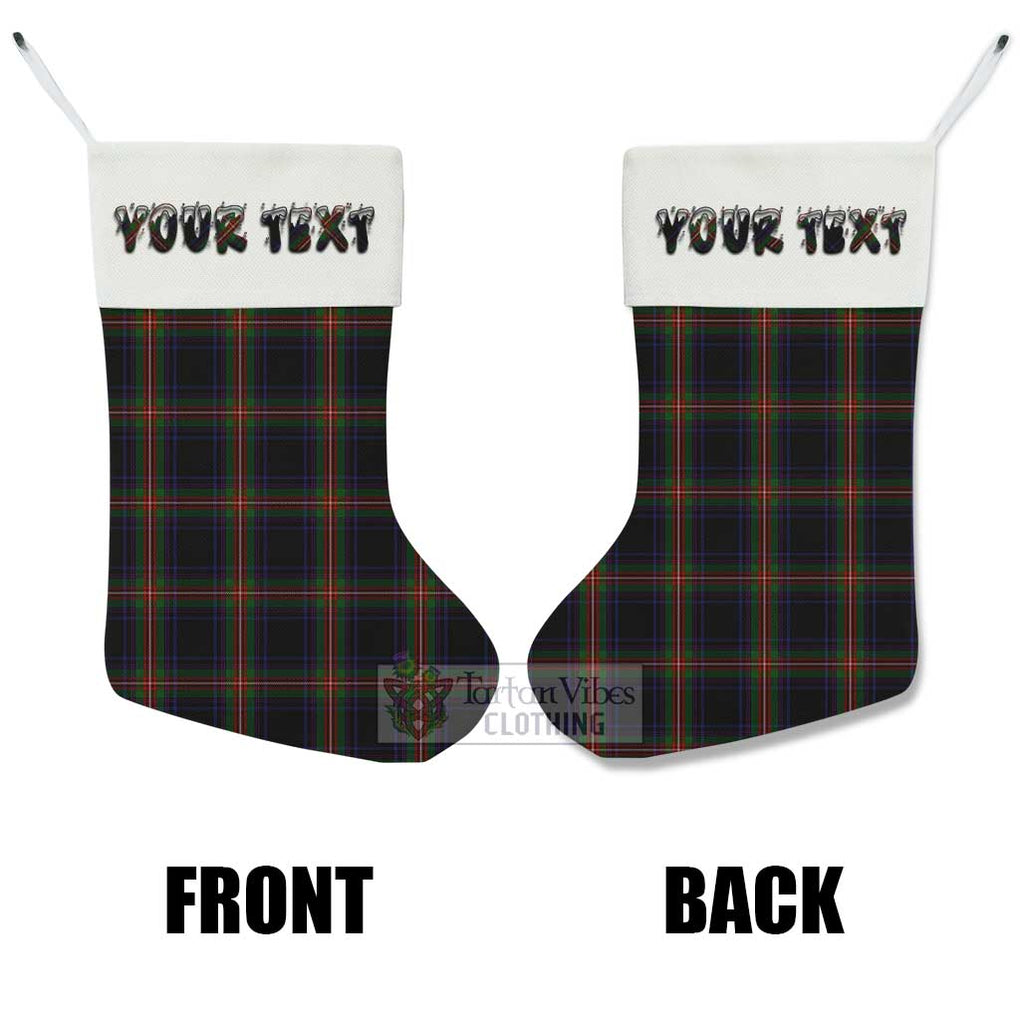 Tartan Vibes Clothing Watt Tartan Christmas Stocking with Personalized Text