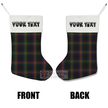 Watt Tartan Christmas Stocking with Personalized Text