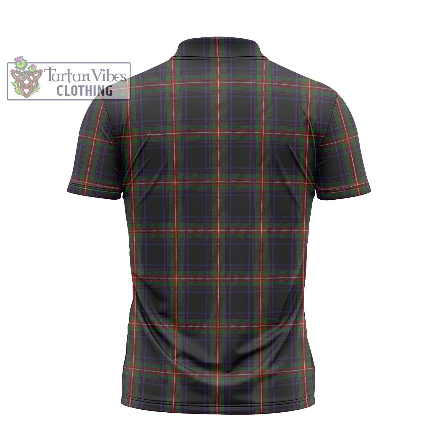 Tartan Vibes Clothing Watt Tartan Zipper Polo Shirt