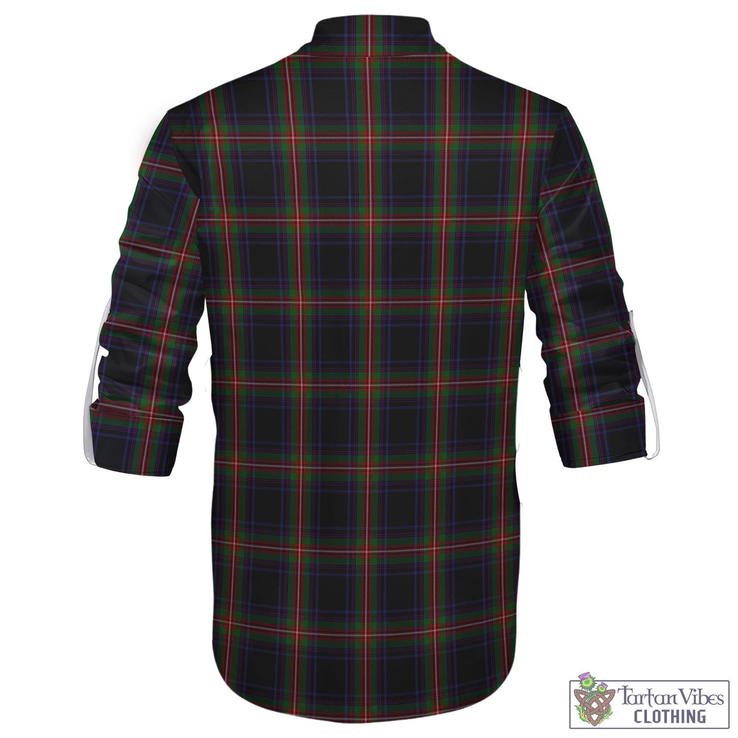 Tartan Vibes Clothing Watt Tartan Men's Scottish Traditional Jacobite Ghillie Kilt Shirt