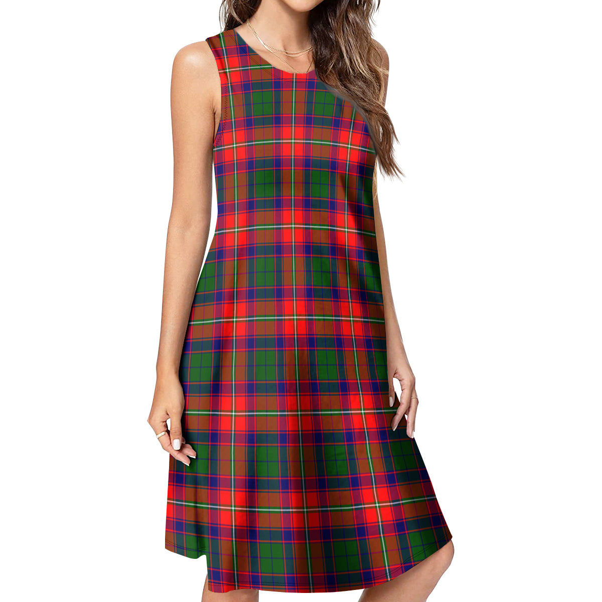 Wauchope Tartan Womens Casual Dresses 4XL - Tartan Vibes Clothing