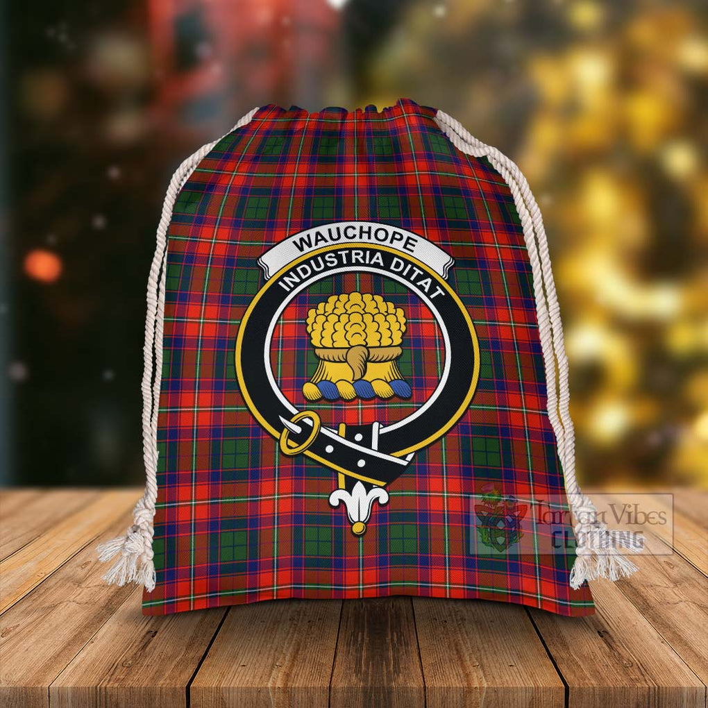 Tartan Vibes Clothing Wauchope Tartan Christmas Santa's Bag with Family Crest