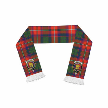 Wauchope Tartan Ruffneck Scarf with Family Crest One Size 67.7*6.7 inches - Tartan Vibes Clothing