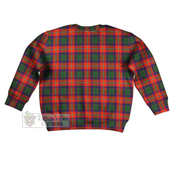 Wauchope Tartan Kid Ugly Sweater with Family Crest