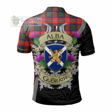 Wauchope Tartan Family Crest Polo Shirt Lion Rampant Royal Thistle Shield Celtic Inspired - Tartan Vibes Clothing