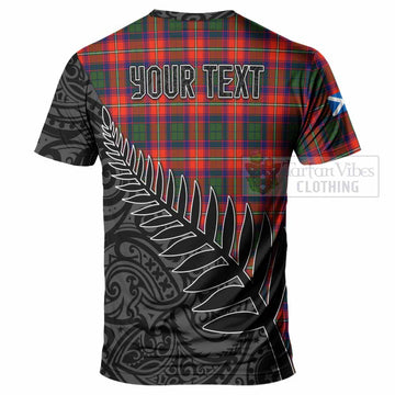 Wauchope Crest Tartan T-Shirt with New Zealand Silver Fern Half Style