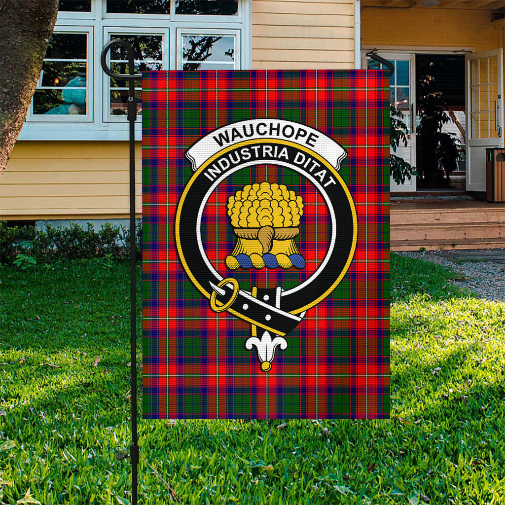 Wauchope Tartan Flag with Family Crest - Tartan Vibes Clothing