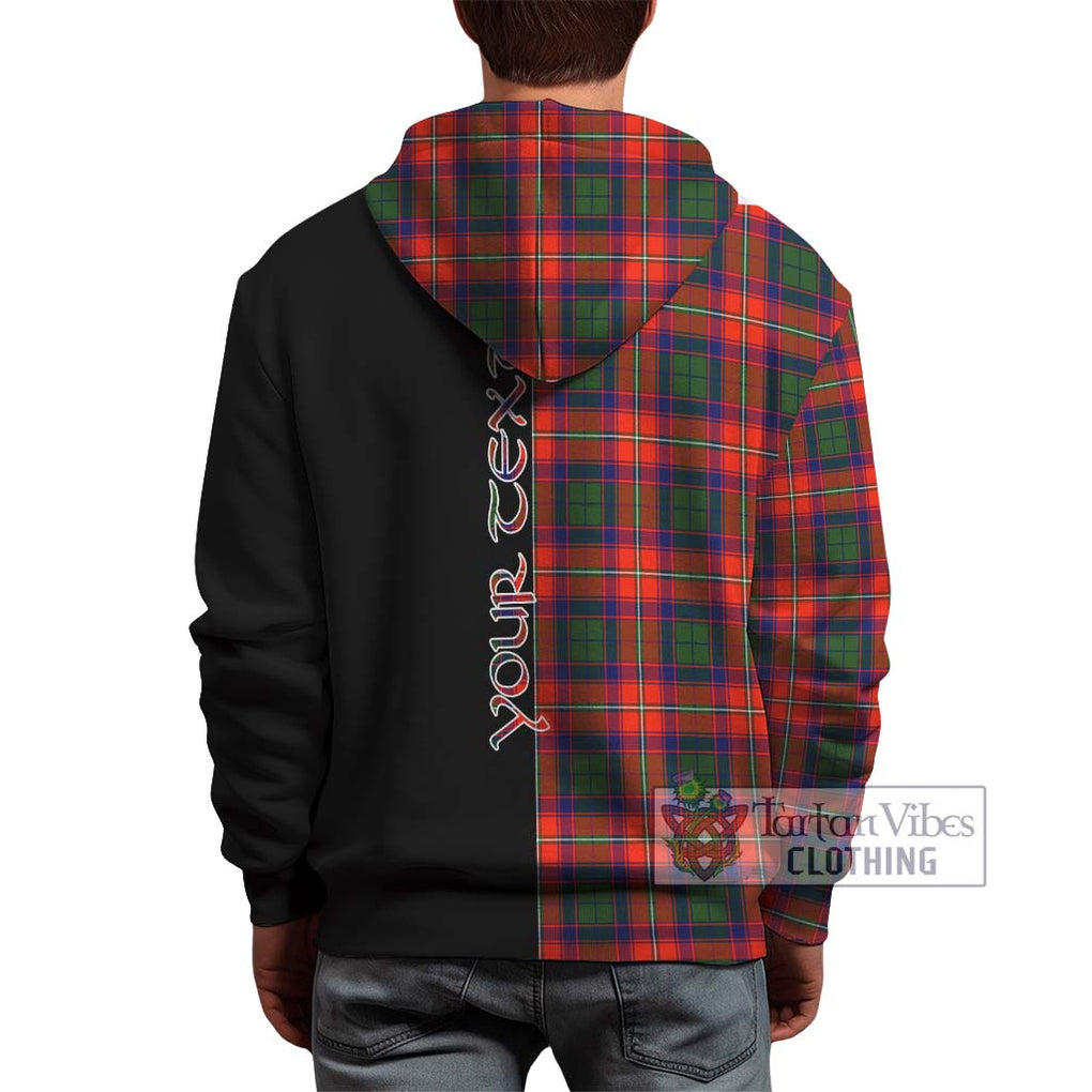 Wauchope Tartan Hoodie with Family Crest and Half Of Me Style - Tartanvibesclothing Shop