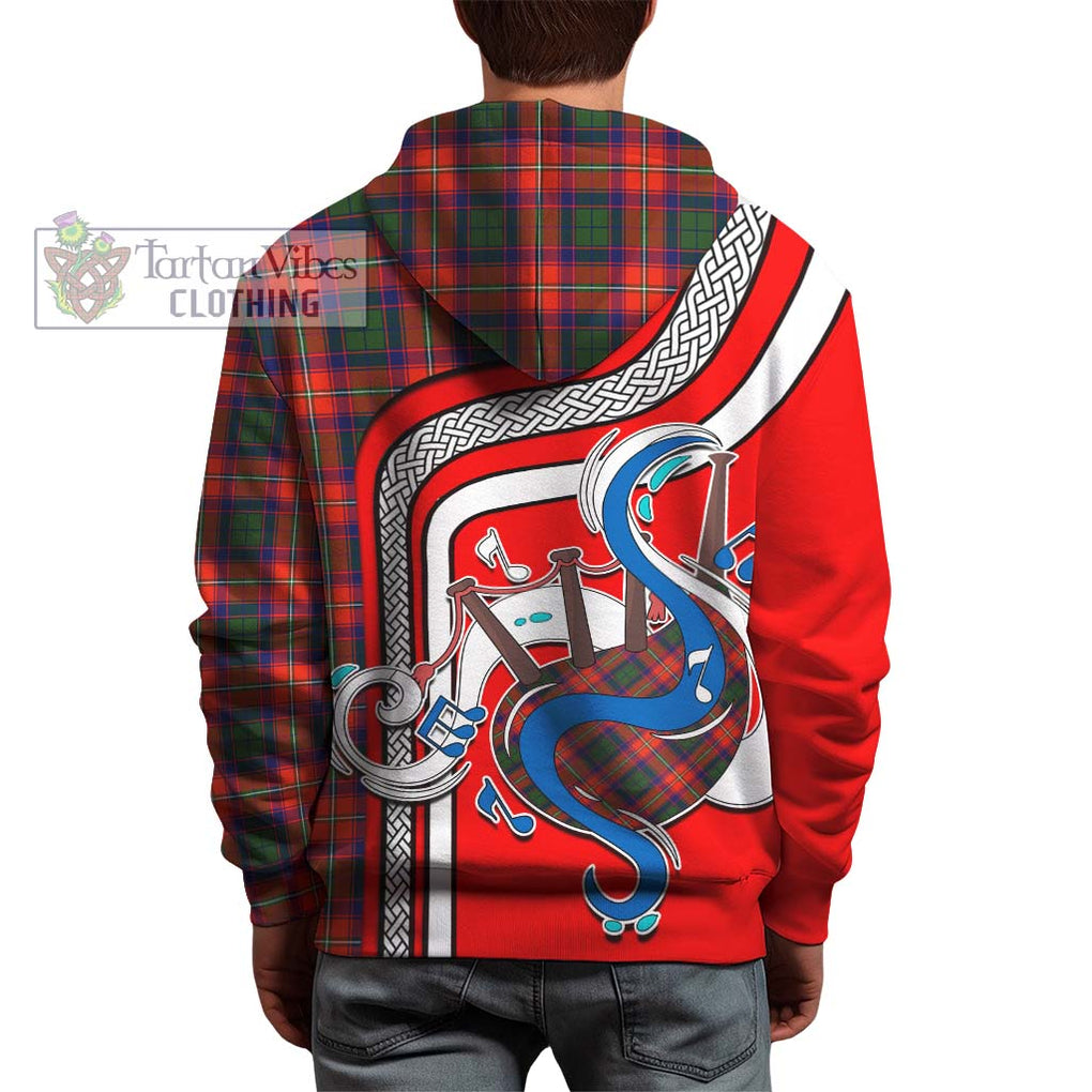 Wauchope Tartan Hoodie with Epic Bagpipe Style - Tartanvibesclothing Shop