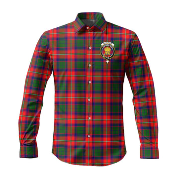 Wauchope Tartan Long Sleeve Button Up Shirt with Family Crest