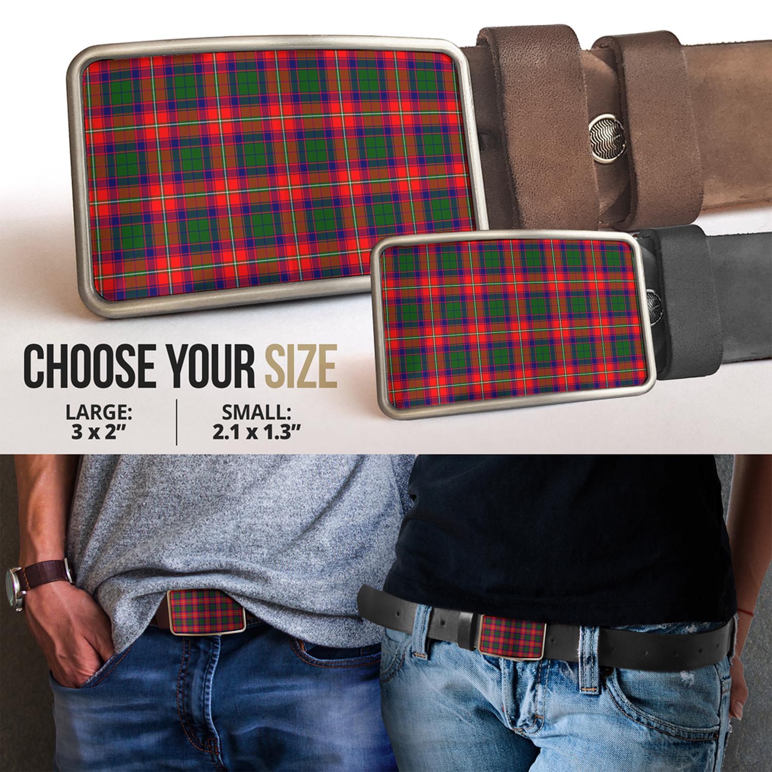 Wauchope Tartan Belt Buckles - Tartan Vibes Clothing