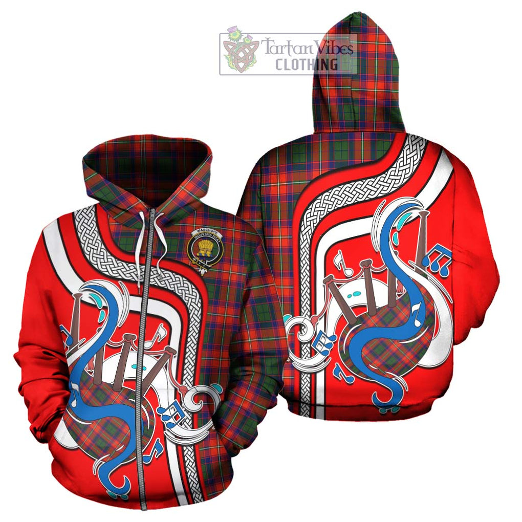 Wauchope Tartan Hoodie with Epic Bagpipe Style - Tartanvibesclothing Shop