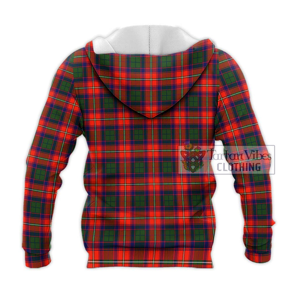 Wauchope Tartan Knitted Hoodie with Family Crest DNA In Me Style - Tartanvibesclothing Shop