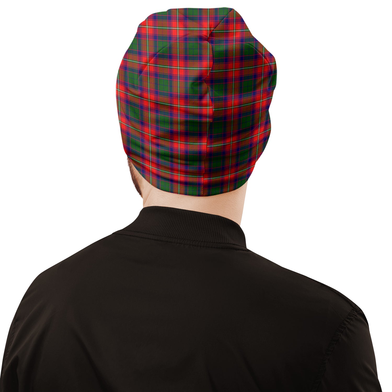 Wauchope Tartan Beanies Hat with Family Crest - Tartan Vibes Clothing