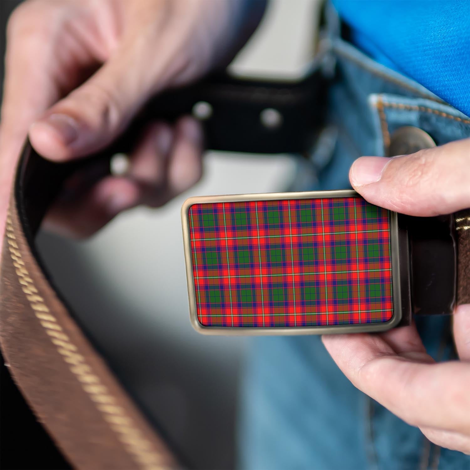 Wauchope Tartan Belt Buckles - Tartan Vibes Clothing