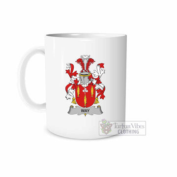 Way Irish Clan Coat of Arms Ceramic Mug