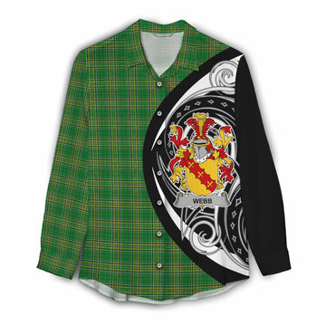 Webb Irish Clan Women's Casual Shirt Celtic Circle Style Female - Tartan Vibes Clothing