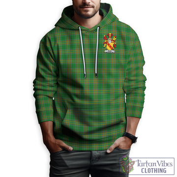 Webb Irish Clan Tartan Hoodie with Coat of Arms