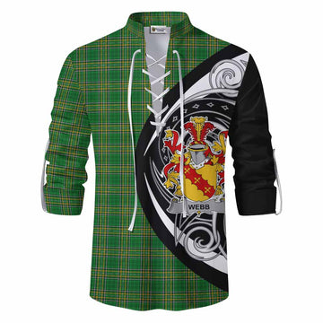 Webb Irish Clan Ghillie Kilt Shirt Celtic Circle Style Men - Tartan Vibes Clothing