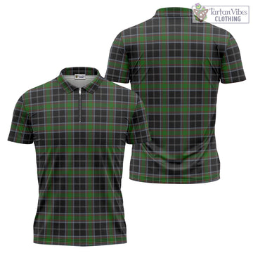 Webster Tartan Zipper Polo Shirt