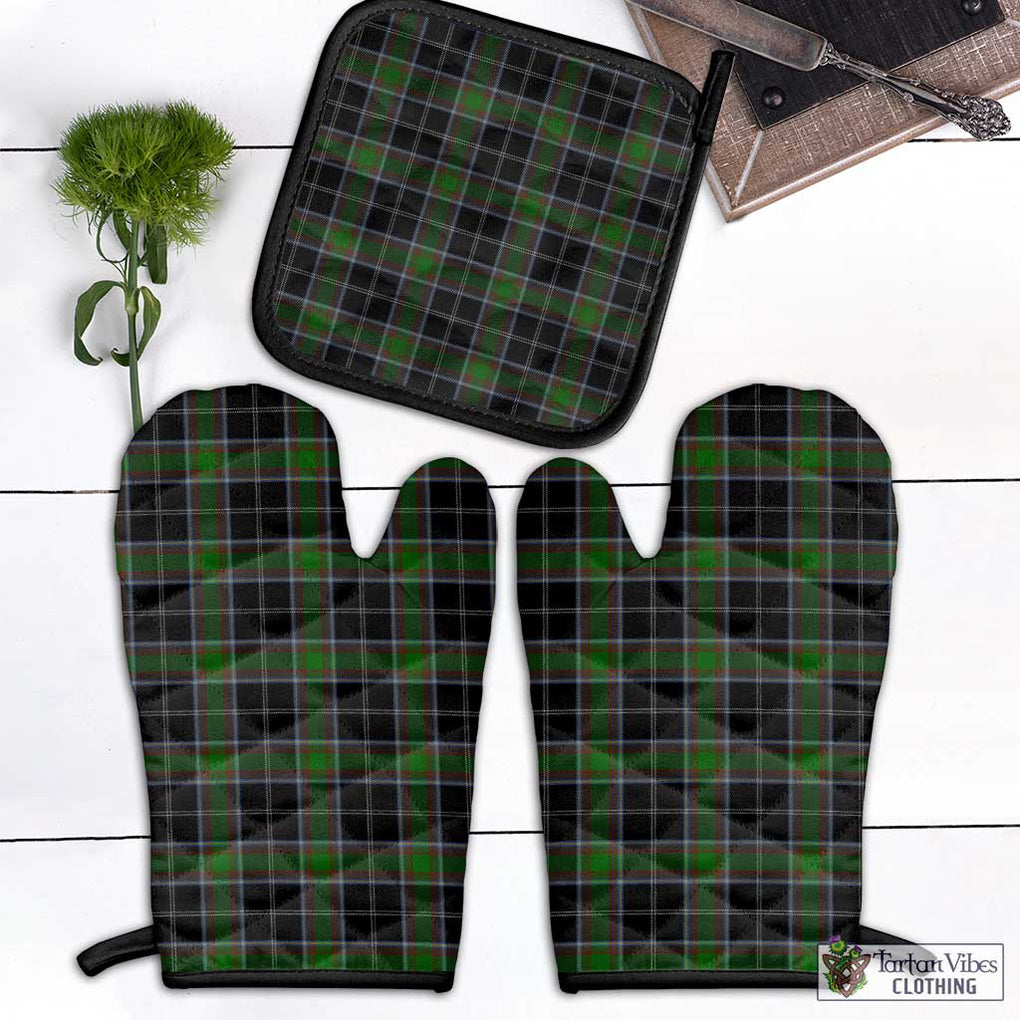 Webster Tartan Combo Oven Mitt & Pot-Holder Combo 1 Oven Mitt & 1 Pot-Holder Black - Tartan Vibes Clothing