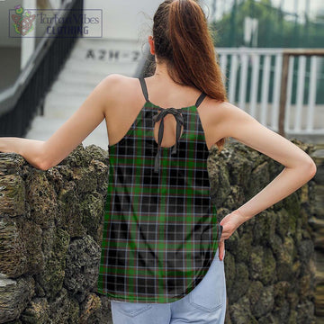 Webster Tartan Loose Halter Neck Camisole