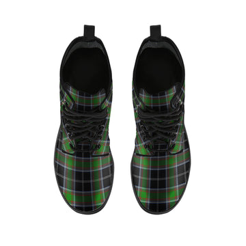 Webster Tartan Leather Boots