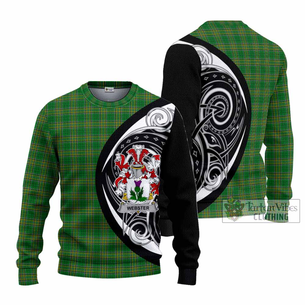 Webster Irish Clan Knitted Sweater Celtic Circle Style - Tartan Vibes Clothing