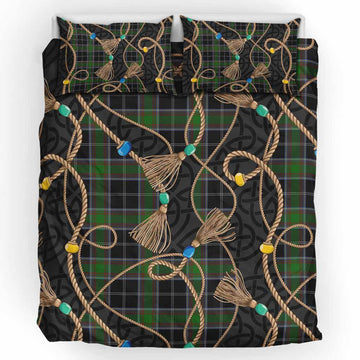 Webster Scottish Tartan Twisted Ropes Stylized Bedding Set UK Bedding Set UK King 91*87 inch - Tartan Vibes Clothing