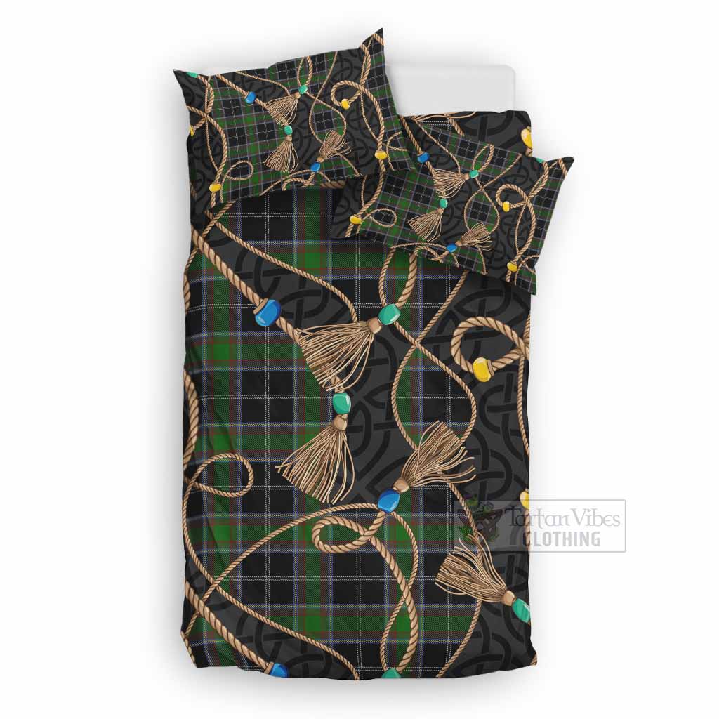Webster Scottish Tartan Twisted Ropes Stylized Bedding Set UK Bedding Set UK Double 79*79 inch - Tartan Vibes Clothing