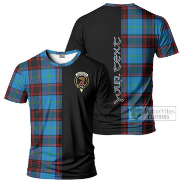 Wedderburn Tartan T-Shirt with Family Crest and Half Of Me Style