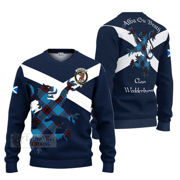 Wedderburn Tartan Lion Rampant Ugly Sweater Proudly Display Your Heritage with Alba Gu Brath and Clan Name