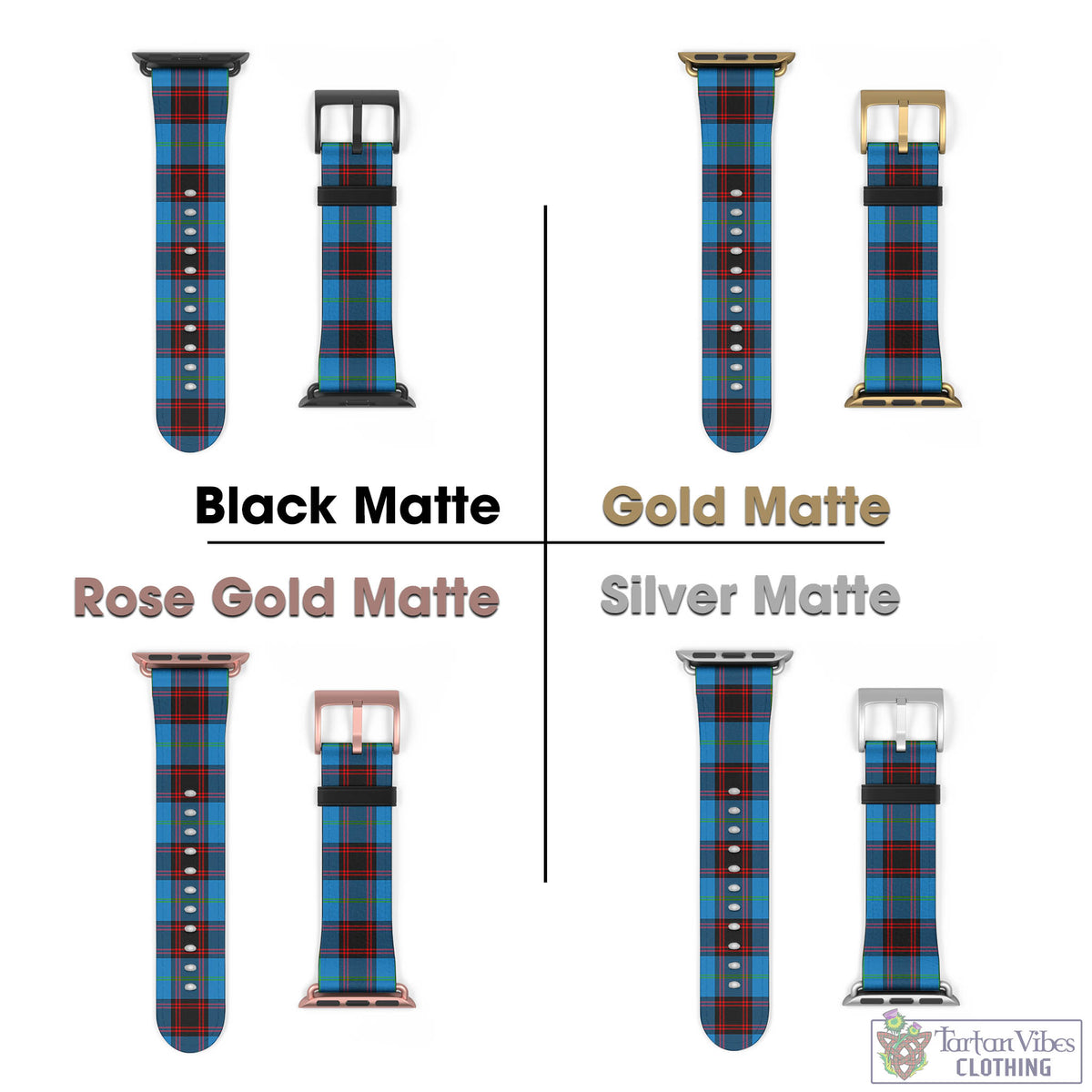 Wedderburn Tartan Watch Band 42 - 45 mm - Tartan Vibes Clothing