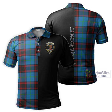 Wedderburn Tartan Polo Shirt with Family Crest and Half Of Me Style