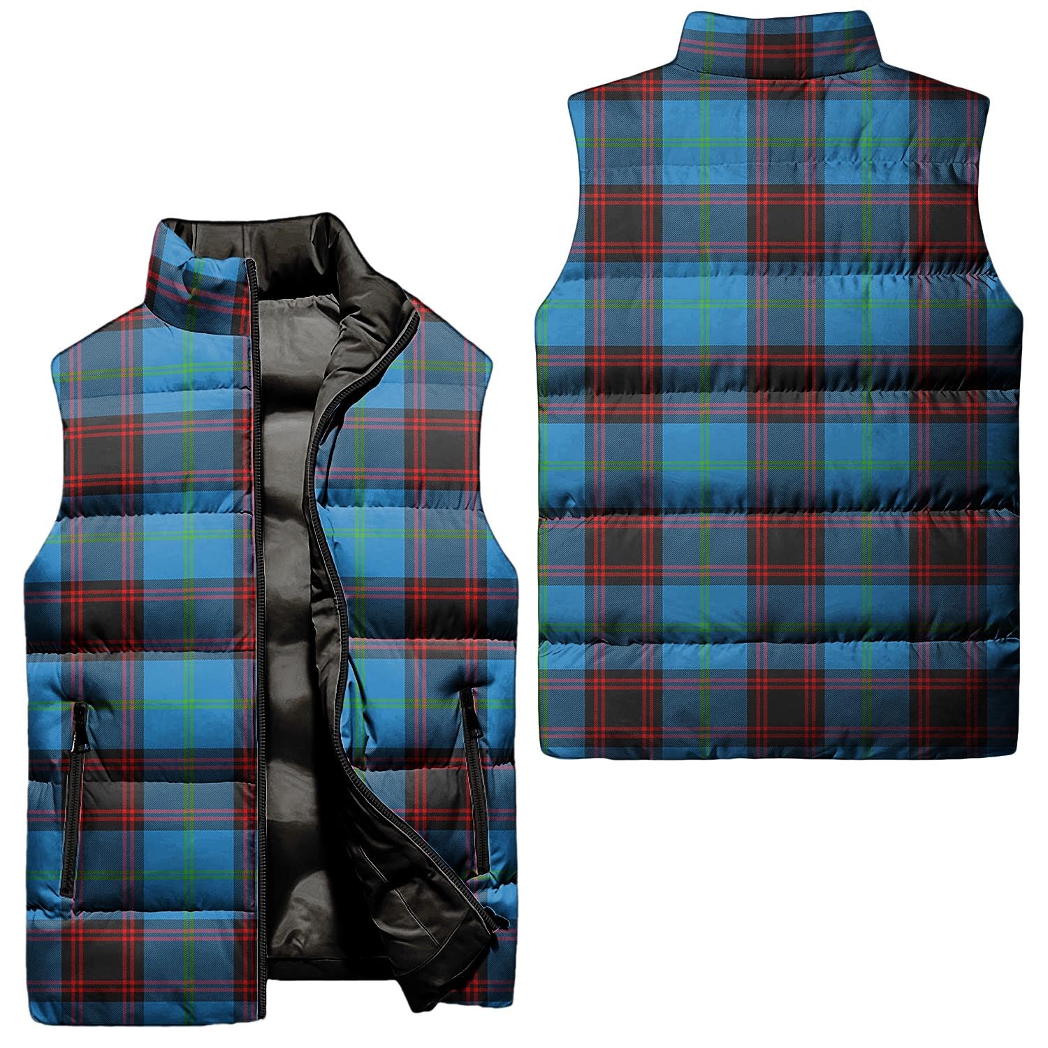 Wedderburn Tartan Sleeveless Puffer Jacket Unisex - Tartanvibesclothing