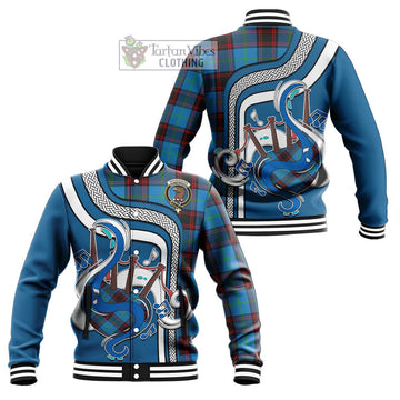 Wedderburn Tartan Baseball Jacket with Epic Bagpipe Style