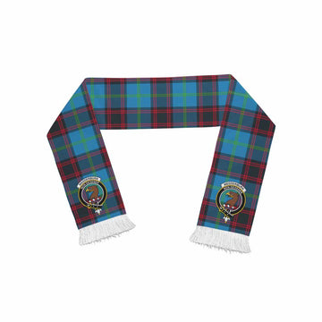 Wedderburn Tartan Ruffneck Scarf with Family Crest One Size 67.7*6.7 inches - Tartan Vibes Clothing
