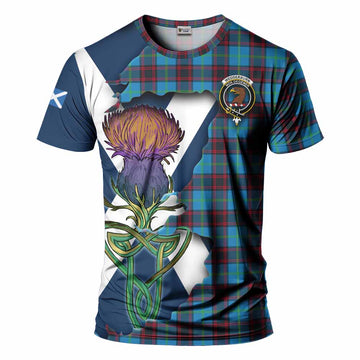 Wedderburn Tartan Family Crest T-Shirt Scottish Thistle Celtic Inspired Kid's Shirt - Tartan Vibes Clothing