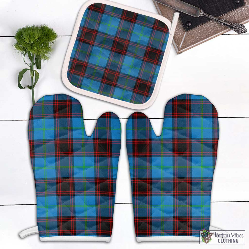 Wedderburn Tartan Combo Oven Mitt & Pot-Holder White - Tartan Vibes Clothing