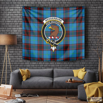 Wedderburn Tartan Tapestry Wall Hanging and Home Decor for Room with Family Crest