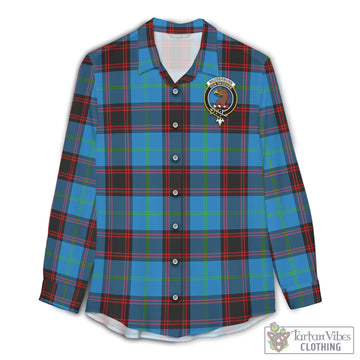 Wedderburn Tartan Women's Casual Shirt with Family Crest