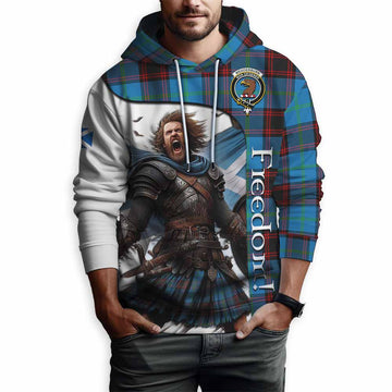 Wedderburn Crest Tartan Hoodie Inspired by the Freedom of Scottish Warrior