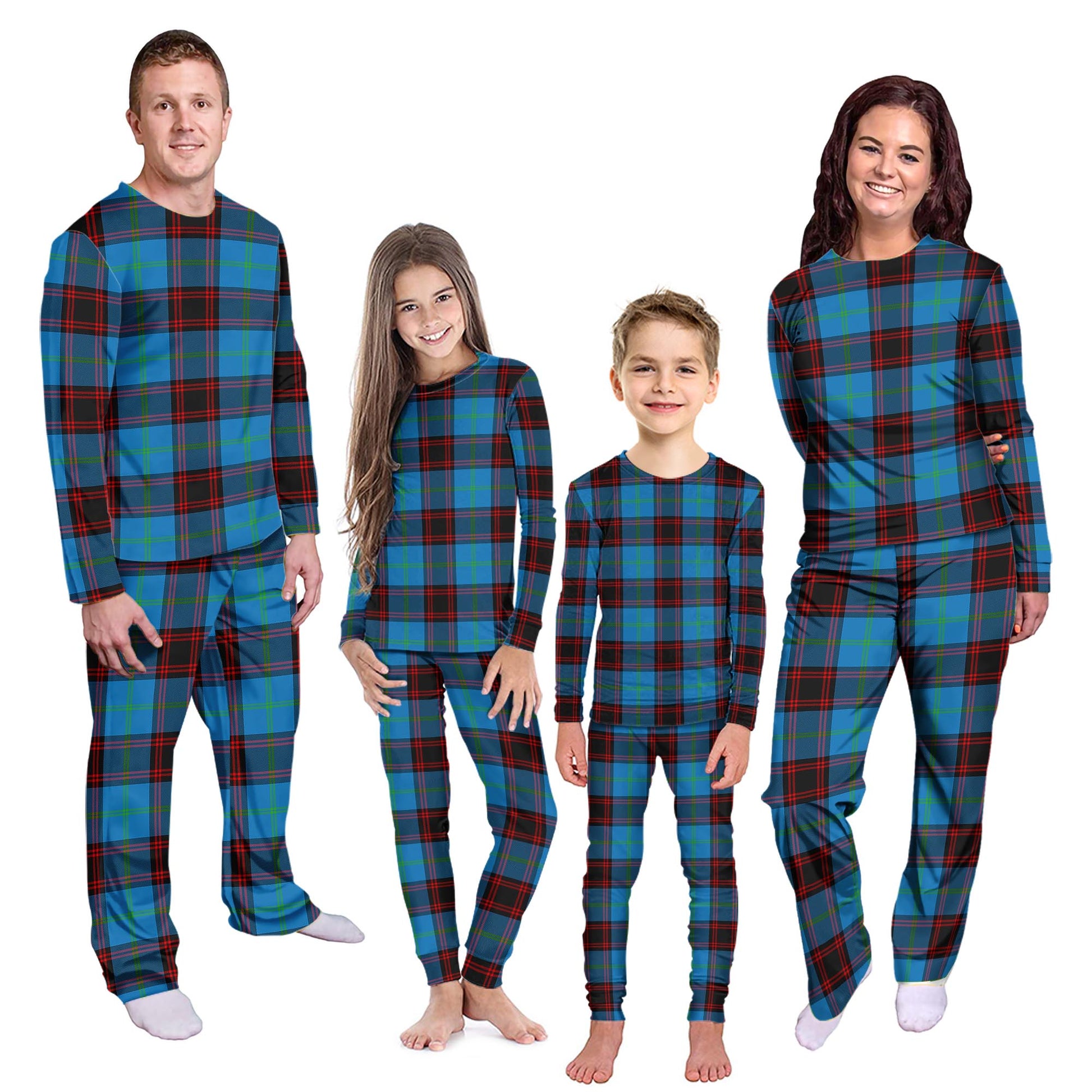 Wedderburn Tartan Pajamas Family Set Kid - Tartan Vibes Clothing